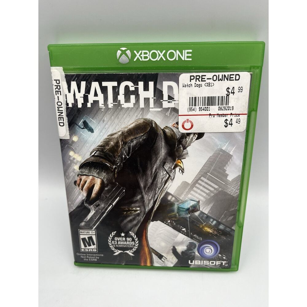 Watch Dogs (Microsoft Xbox One, 2014) Cib Complete
